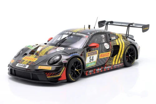 1/18 Minichamps 2025 Porsche 911 GT3R 24H Nurburgring 3rd Place Dinamic GT-Team Buus, Hartog, Sturm, Cairoli Diecast Car Model