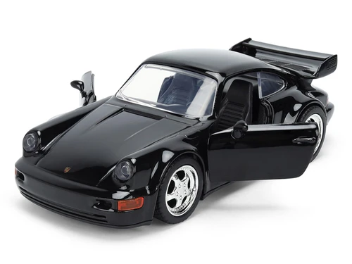 Porsche 911 Carrera RS 3.8 (964) Black "The Fast and the Furious: Tokyo Drift" (2006) Movie "25 Years of Fast & Furious" Series 1/32 Diecast Model Car by Jada