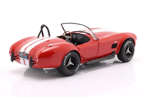 1/18 Solido 1965 Shelby Cobra 427 S/C (MK II) (Red with White Stripes) Diecast Car Model