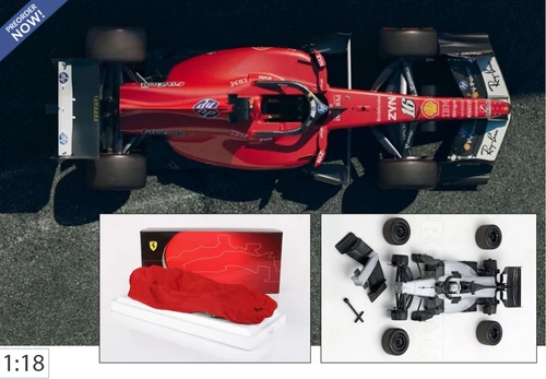 1/18 BBR 2026 F1 Ferrari SF26 Italian GP Schumacher Tribute #16 Charles Leclerc Car Model Standard Package