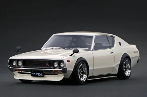 1/18 IG Ignition Model Nissan Skyline 2000 GT-R (KPGC110) (Ivory White) Car Model