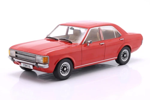 1/18 ModelCarGroup 1972 Ford Consul (Red) Diecast Car Model