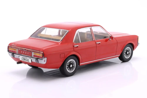 1/18 ModelCarGroup 1972 Ford Consul (Red) Diecast Car Model