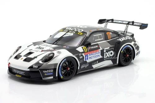 1/18 Ixo 2025 Porsche 911 (992) Rally GT #17 Rallye de Wallonie Ecurie Hesbaye Cédric De Cecco, Jérome Humblet Diecast Car Model