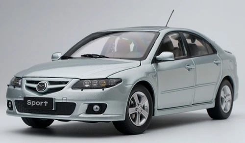 1/18 Sunstar 2002-2008 Mazda 6 Sedan (Glacier Silver Metallic) Diecast Car Model