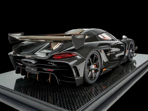 1/18 Frontiart Koenigsegg Jesko Sadair's Spear in Dark-Tinted Clear Carbon Car Model Limited
