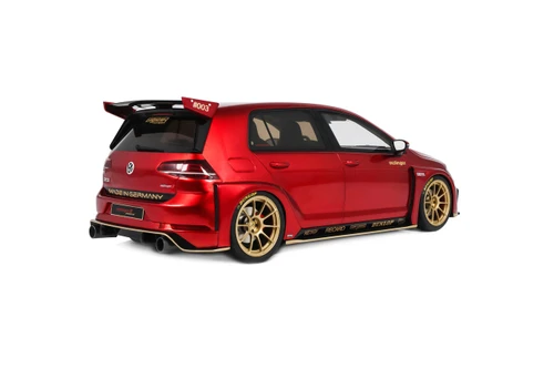 1/18 OTTO 2019 Volkswagen Golf VII 7 Oettinger TCR Germany Street (Candy Red) Car Model