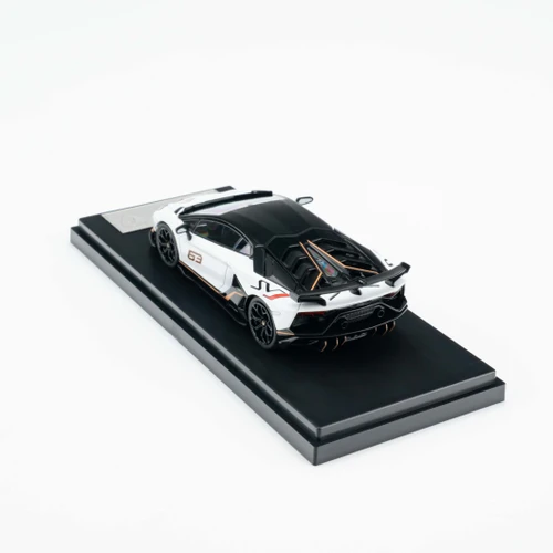 1/43 HH Collectibles Lamborghini Aventador SVJ 63 (White) Diecast Car Model