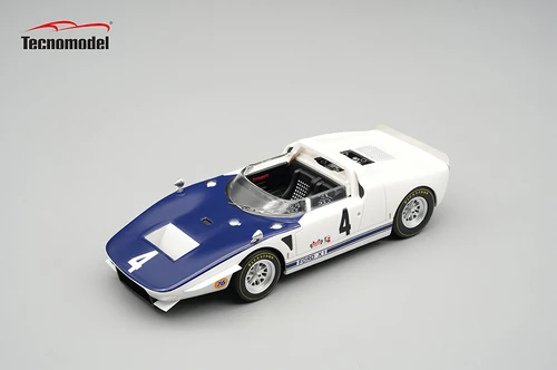 1/43 Tecnomodel Ford GT 40 Roadster X1 1965 Nassau Driver: C. Amon Car #4 Limited Edition Car Model