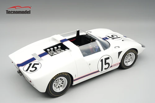 1/18 Tecnomodel Ford GT 40 Roadster X1 1965 Le Mans Driver: M.Trintignant G.Ligier Limited Edition Car Model