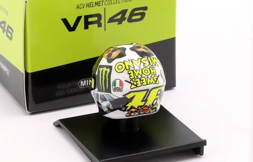1/10 Minichamps 2016 Valentino Rossi Movistar Yamaha MotoGP #46 MotoGP Misano Helmet Model