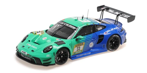 1/18 Minichamps 2025 Porsche 911 GT3R Falken Motorsport Julien Andlauer, Nico Menzel, Sven Muller, Alessio Picariello 24H Nurburgring Diecast Car Model