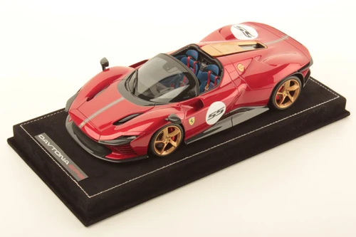 1/18 MR Collection Ferrari Daytona SP3 #55 (Rosso Fuoco Red with Grigio Competizione Livery) Car Model Limited 5 Pcs
