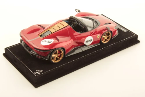 1/18 MR Collection Ferrari Daytona SP3 #55 (Rosso Fuoco Red with Grigio Competizione Livery) Car Model Limited 5 Pcs