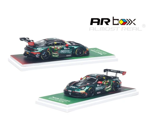 1/64 Almost Real AR Box Porsche 911 GT3 R 2026 GT World Challenge Asia Mandalika #911 Test Car Diecast Car Model