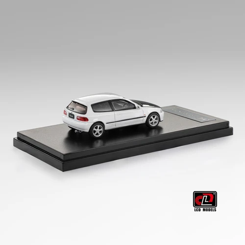 1/64 LCD Honda CIVIC SiR II (EG6) (White with Carbon Hood) Diecast Car Model