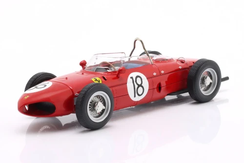 1/18 Werk83 1961 F1 Richie Ginther Ferrari 156 Sharknose #18 French GP Diecast Car Model