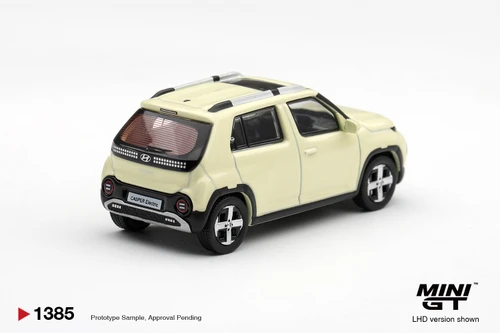 1/64 Mini GT Hyundai Casper (Butter Cream Yellow Pearl) Diecast Car Model
