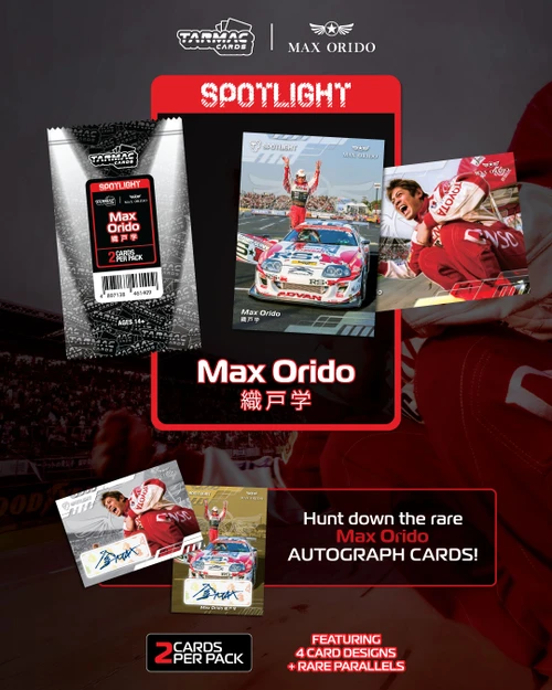 1 Pack of 2 Cards TW Tarmac Cards Spotlight Max Orido Collectible Trading Card