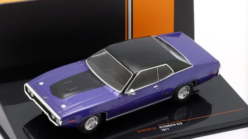 1/43 Ixo 1971 Plymouth GTX Runner (Purple) Diecast Car Model