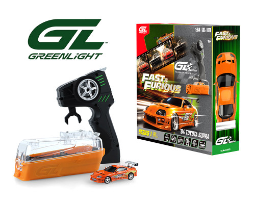 1/64 Greenlight 1994 Toyota Supra JZA80 T-top Fast & FuriousBrian's Supra Remote Control Car