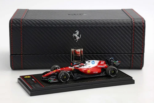 1/43 BBR 2026 F1 Ferrari SF26 Chinese GP #16 Charles Leclerc Leather Box Set Limited 48 Pieces