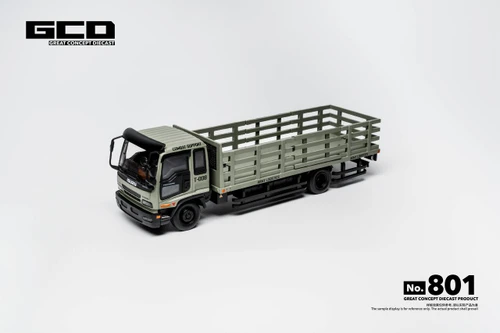 1/64 GCD Isuzu Truck (Matte Green) Diecast Car Model