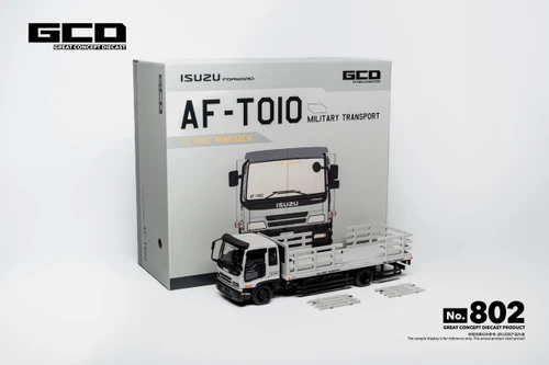 1/64 GCD Isuzu Truck (Matte Grey) Diecast Car Model