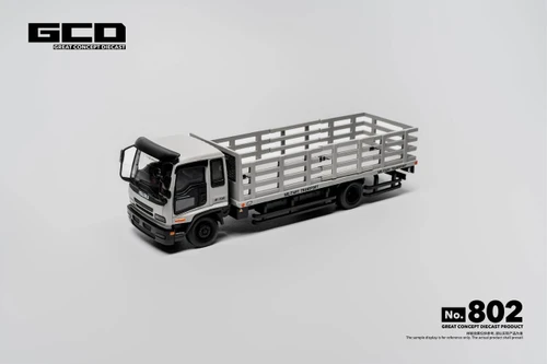1/64 GCD Isuzu Truck (Matte Grey) Diecast Car Model