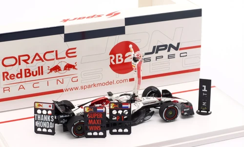 1/43 Spark 2025 F1 Max Verstappen Red Bull RB21 #1 Winner Japan GP Car Model