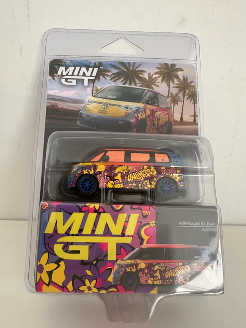 CHASE CAR 1/64 Mini GT Volkswagen ID.Buzz KW/BBS Car Model