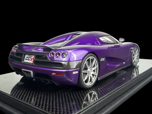 1/18 Frontiart Koenigsegg CCX (Purple Carbon) Car Model Limited 100 Pieces