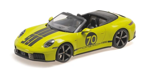 1/18 Minichamps 2025 Porsche 911 (992.2) Carrera GTS Cabriolet 911 Spirit 70 (Green) Diecast Car Model