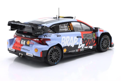 1/18 Ixo 2026 Hyundai i20 N Rally1 #11 5th Rallye Monte Carlo Hyundai Shell Mobis WRT Thierry Neuville, Martin Wydaeghe Diecast Car Model