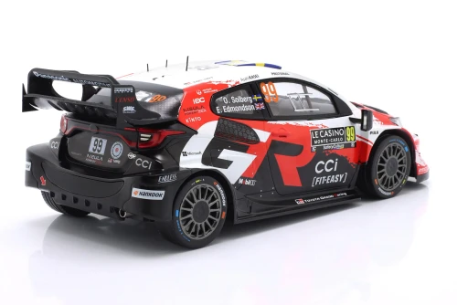 1/18 Ixo 2026 Toyota GR Yaris Rally1 #99 Winner Rallye Monte Carlo Toyota Gazoo Racing WRT Oliver Solberg, Elliott Edmondson Diecast Car Model