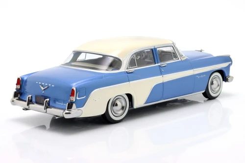 1/18 KK-Scale 1955 DeSoto Fireflite Sedan (Blue Metallic & Cream) Diecast Car Model