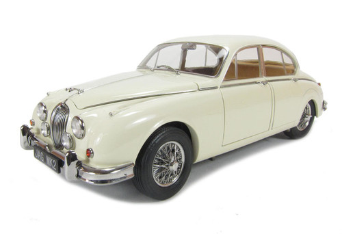 1/18 Model Icons 1962 Jaguar MK2 Mark 2 3.8L (White) Diecast Car Model (no color box)