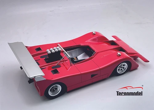 1/18 Tecnomodel March 707 Can-Am 1970 Press Plain Red Limited Edition Car Model