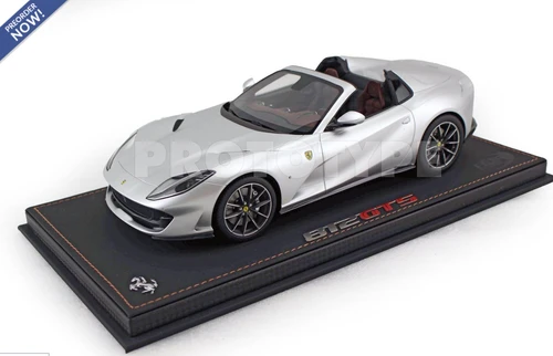 1/18 BBR Ferrari 812 GTS (Matte Aluminium Silver) Car Model Limited 24 Pcs