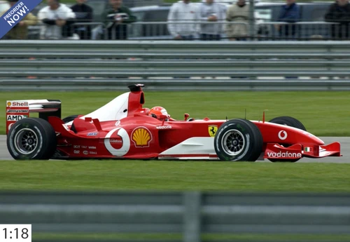 1/18 BBR 2003 F1 Ferrari F2003 United States GP Winner Michael Schumacher Car Model