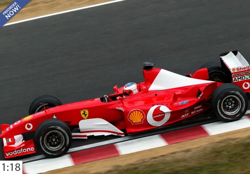 1/18 BBR 2003 F1 Ferrari F2003 Japanese GP Winner Barrichello Car Model
