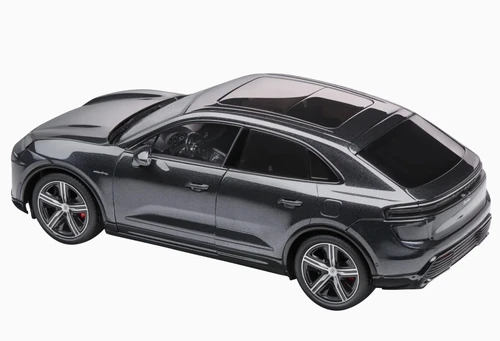 1/18 Dealer Edition 2024 Porsche Macan Turbo H2 (Volcano Grey) Diecast Car Model
