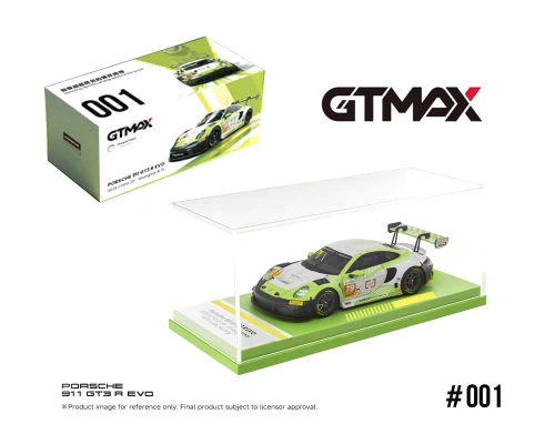 1/64 GT Max Porsche 911 GT3 R EVO 2026 China GT Phantom Global Racing #79 (Shanghai Round Damaged Version) Diecast Car Model