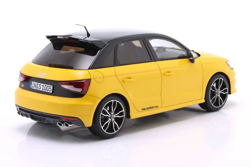 1/18 OTTO 2015 Audi S1 Sportback (Yellow) Car Model