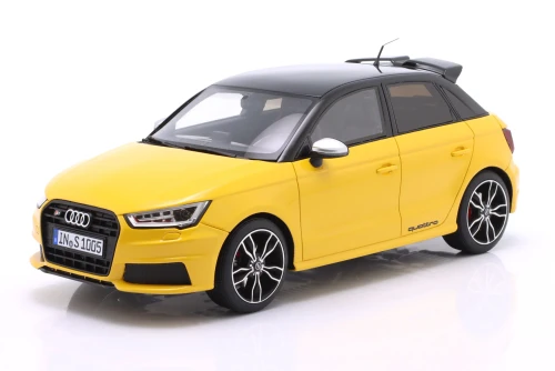 1/18 OTTO 2015 Audi S1 Sportback (Yellow) Car Model