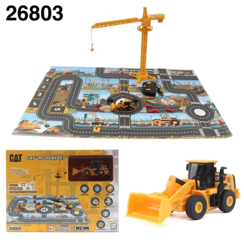 1/64 Diecast Masters RC CAT 950M Wheel Loader Construction Playmat Playset