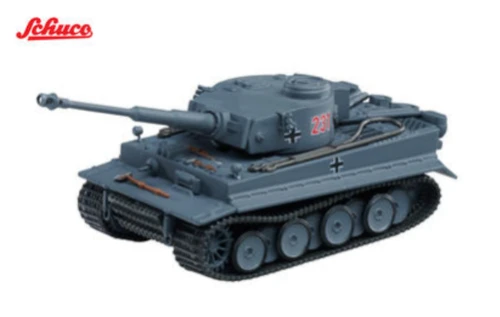 1/87 Schuco Tiger I Tank, Grey Diecast Model