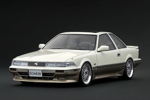 1/18 IG Ignition Model Toyota SOARER (Z20) 3.0GT-LIMITED (Pearl White & Gold) Car Model