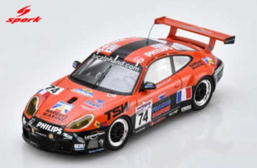 1/43 Spark Porsche 911 996 GT3-R No.74 17th Le Mans 24H 2001  L. Alphand - M. Ligonnet - L. Marques Car Model