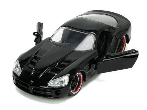 Letty's Dodge Viper SRT 10 Black "Furious 7" (2015) Movie "Fast & Furious" Series 1/32 Diecast Model Car by Jada
